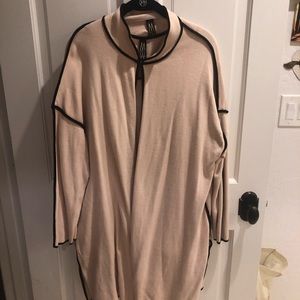 Sweater/ tank set with beautiful piping